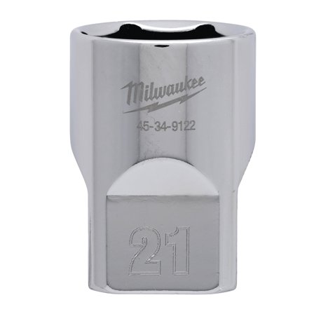 Milwaukee 4932480019 Top 1/2", kort 21 mm, Håndværktøj