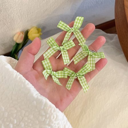 5 stk. Hårklemmer Andenæbsklemme GRØN