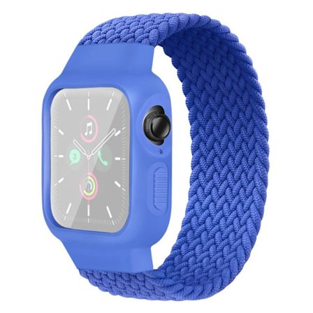 Apple Watch Series 6 / 5 44mm simple nylon watch band - Blue / Size: 170mm