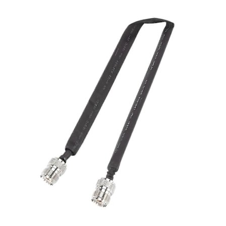 Dør/vindue Gennemtrængning Flad RF Koaksialkabel SO239 UHF Hun til UHF Hun 50 Ohm RF Koaks Pigtail