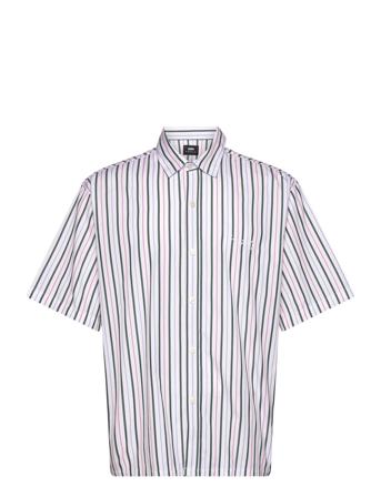 Toledo Shirt Ss - White / Pink / Green White Edwin
