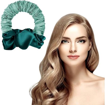 Krøllejern uden varme - Skånsomt sovekrøllejern - Velegnet til medium til langt hår - Den dovne persons hestehalekrøller - DIY hårstylingværktøj - 