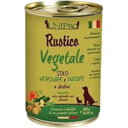 Unipro Rustico Cibo Umido Vegetale Per Cani Barattolo 400g