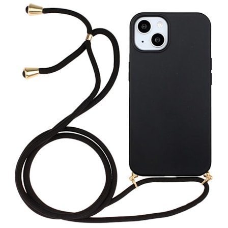 iPhone 14 Plus Skal Halsband Svart