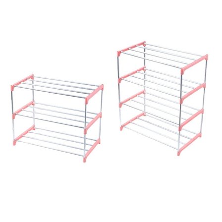 4-tasoinen pinotava kenkäteline, kevyt eteiseen, käytävään ja