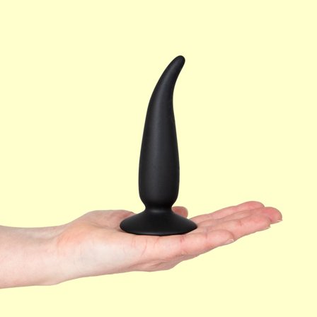 Vuxen: Analplug Med Let Bøjet Top