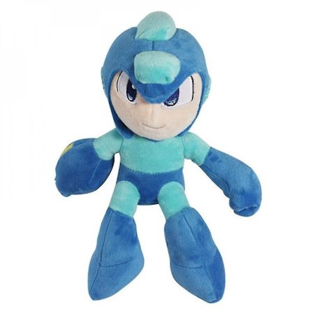 Täytetyt eläimet 25cm Megaman peli Rockman sininen pehmolelu