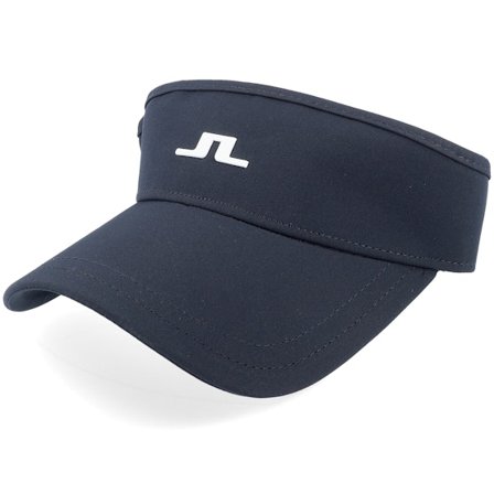 J.Lindeberg - Noir visor Casquette - Yaden Black Visor @ Hatstore