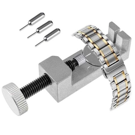 Universel værktøj til at aftage led på urrem - Sølvfarvet