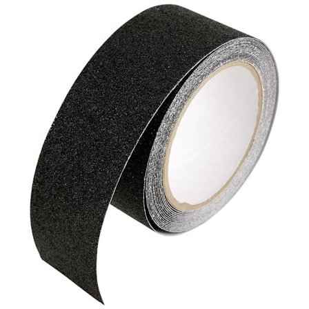 5 cm x 5 m Selvklebende PVC Antiskli Tape Slitesterkt Sikkerhetsgulv Svart