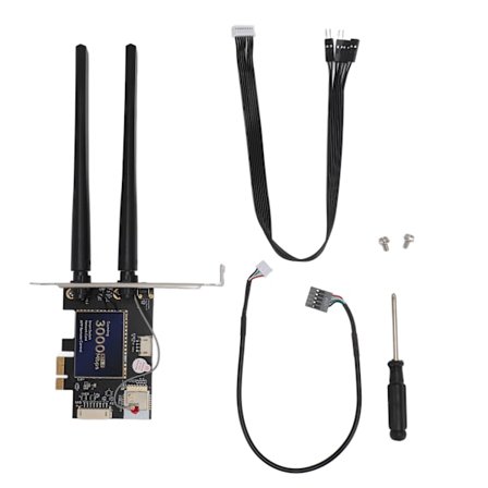 AX3000 WiFi 6 PCIe -kortti 2,4 GHz 5,8 GHz Bluetooth 5.2 OFDMA MU MIMO -tuki Älykäs sovelluksen etäohjaus PCIE langaton verkkokortti