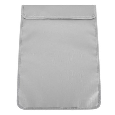 38 x 28 cm sammenklappelig lynlås vandtæt brandsikker taske fil dokument opbevaring arrangør