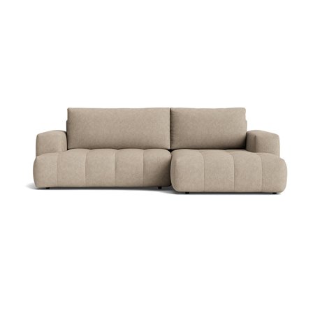 Dune chaiselong sovesofa, højrevendt - Aragon Grå/Beige - 294x162x89 - Sofa, sovesofa, chaiselong