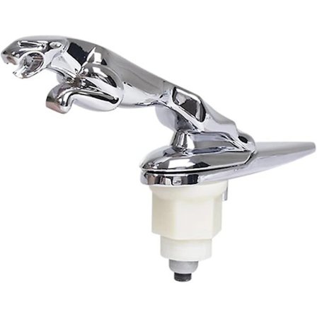 Jaguar Bilhuv Dekoration 3D Badge Billogo Bildelar Lämplig för Jaguar XF XJ XE XK XKR XFL XJS E Främre Huv Dekoration