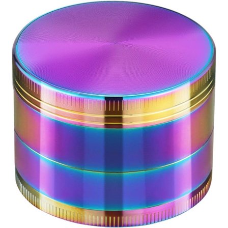 Kvarn Crusher 4-delars set zinklegeringskvarn med pollenskrapa för kryddor, örter, kryddor (mini 5 x 3,5 cm)