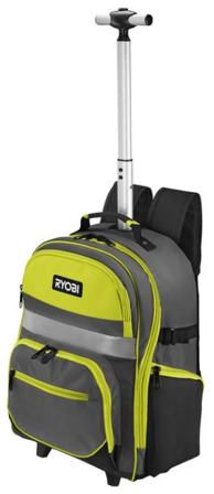 Ryobi RSSBP2 Ryggsäck med hjul och teleskophandtag, Garageinredning & förvaring