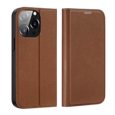 Dux Ducis Iphone 14 Pro Max Plånboksfodral Skin X2 - Brun