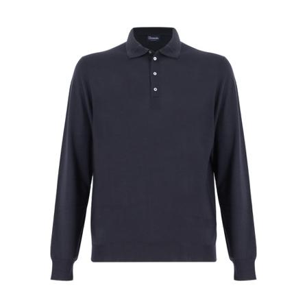 Drumohr Polo D0D145_790 , Blauw , Heren , Maat: XL