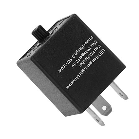 12V 24V 3-PIN Säädettävä LED-vilkkurele suuntavilkun valolle autoon ja moottoripyörään