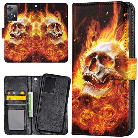 OnePlus Nord CE 2 Lite 5G - Mobilcover/Etui Cover Burning Skull
