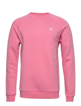 Adicolor Essentials Trefoil Crewneck Sweatshirt Sweatshirt Trøje Lyserød Adidas Originals