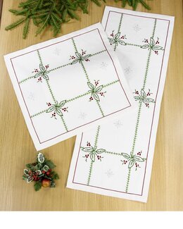 Broderipakke Kristtorn - Duk - Västgöta Broderi