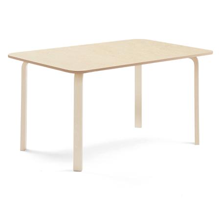 Tisch ELTON, 1800x800x710 mm, Linoleum beige, Birke