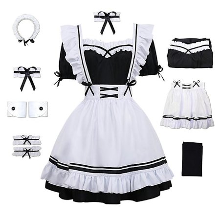 Sweetheart Maid Costume Lolita söt Maid Costume Cosplay scenframträdande kostym