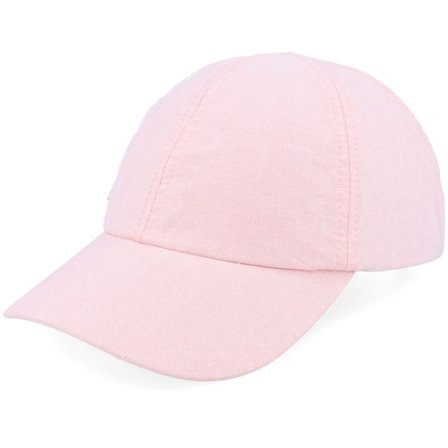 Seeberger - Pink - unconstructed - Cap - Chambray Fabric Baseball Cap Sandal Dad Cap - Hatstore