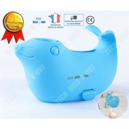 kran skydd barn bad badrum baby säkerhet bad baby blå gummi djur universal skydda kran VVS