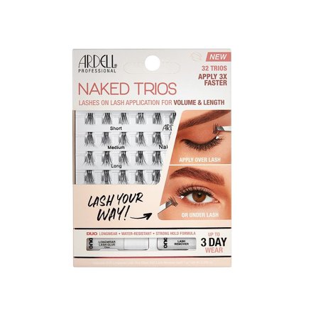 Ardell Naked Lashes Trios Kit, Makeup, Øjenvipper, Kunstige Øjenvipper