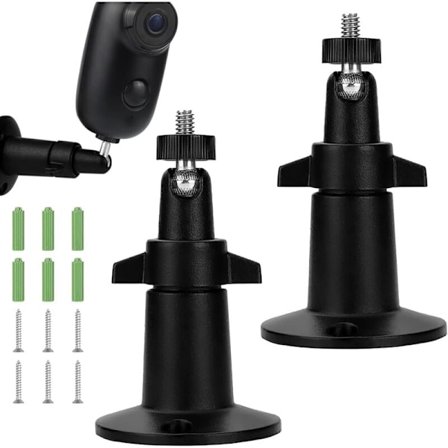 Justerbart metallväggfäste för Arlo Pro 2, Pro, Go & Light - Kompatibelt med Arlo utomhus-/inomhuskameror