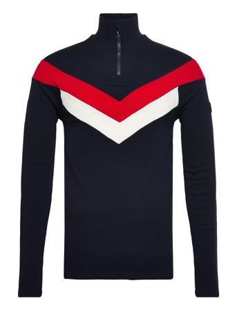 Voss Colblock Zipup Men Base Layer Tops Multi/mönstrad We Norwegians