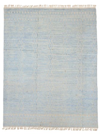 242X307 Tappeto Berber Style Moderno Grigio (Lana, Afghanistan) Carpetvista