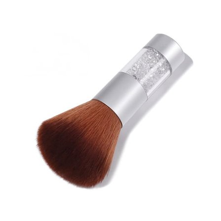 Nagelborste för akrylnaglar, akrylnagelborste för dammborttagning, färgstark borste för borttagning av doppningspulver, borste för nageldamm, 