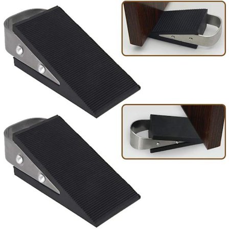 Dørkile, Pakke med 2 Gummikiler til Dør, Nivellering af Dørstopper, til Fliser, Tæpper