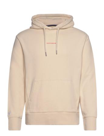 Code Surplus Logo Hood Hettegenser Genser Creme Superdry*Betinget Tilbud