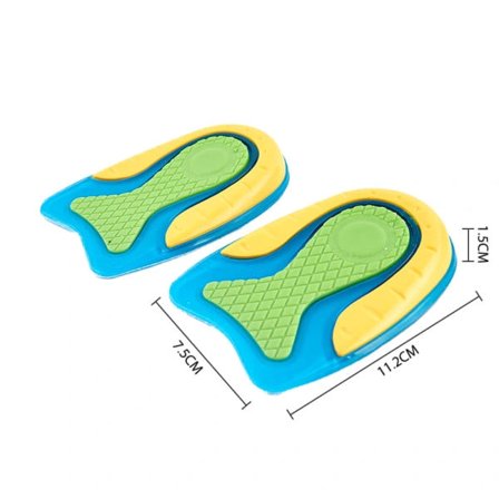 Silikongel hælkopper for hælsporer Ar Fasciitis Ankelsmerter H Mann