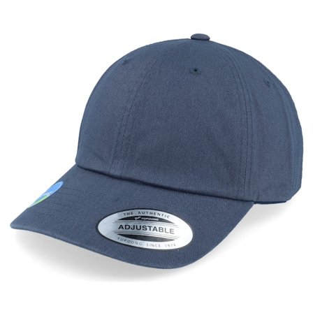 Yupoong - Ble unconstructed Czapka Z Daszkiem - Navy Ecowash Dad Cap @ Hatstore