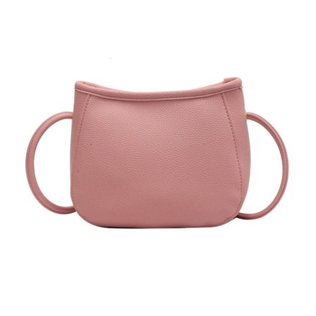 Kvinnor PU Läder Axelväska Mode Handväska Crossbody Bag Enkel Messenger Bag Dam Casual Sling Bag Girl Shopping Bag