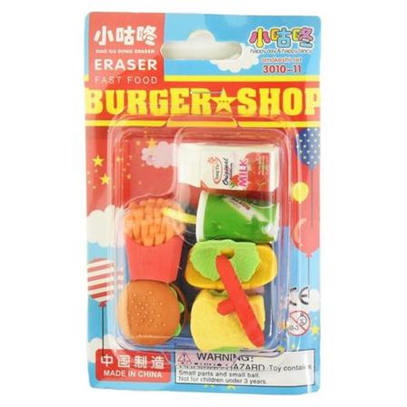 Suddgummi Samlarsudd Fast Food Multicolor Fast Food
