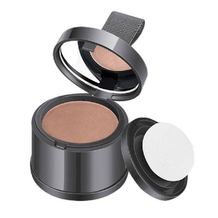 Hårfylningsskyggepudder Vanntett Panne Dekkende Concealer Pudder Skallet Hår Hvit F1K6 lys kaffefarge 4.5g