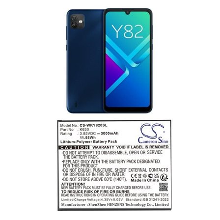 Batteri til SmartPhone, Mobil til Wiko Y82