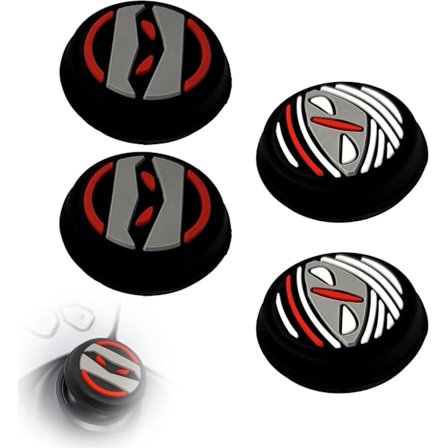 3D Tumgrepp för styrspak - Aim Assist-huvar för XBOX/360/ONE-kontrolltillbehör PS4 PS5-kontrolltillbehör, Sticktillbehör