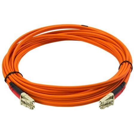 StarTech 5m Fiber Optic Cable - Multimode Duplex 50/125 - LSZH - LC/LC - nettverkskabel - 5 m