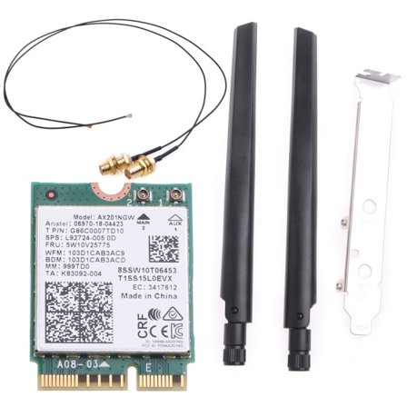 AX201NGW for M.2 CNVio2 for Key E Wireless Card WiFi Desktop Kit 2.4/5G 802.11ac