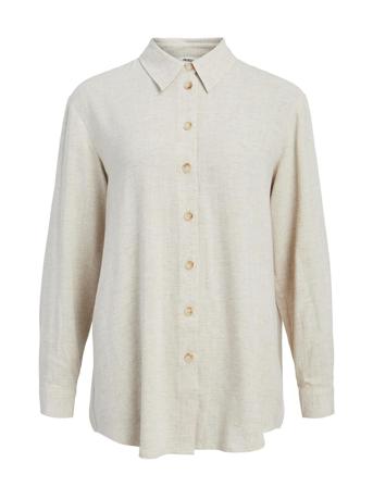 Objsanne L/S Shirt Noos Cream Object