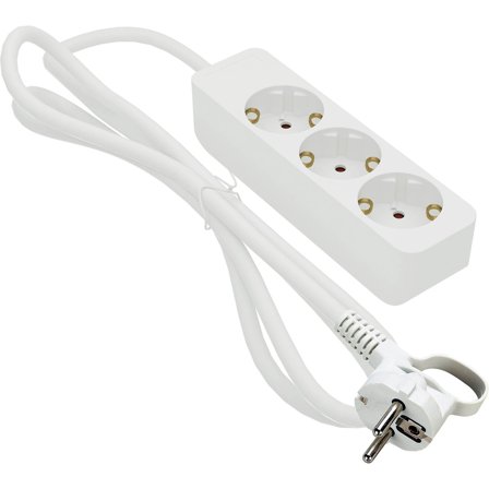 Gelia - GRENUTTAG 3-V JORD 3M VITH05VV Hvit