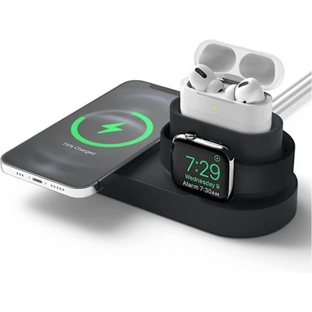 Vit Apple Dockningsfri Laddare