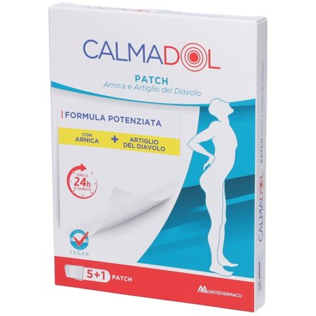 Calmadol 6 Patch Arnica e Artiglio del Diavolo per Dolori